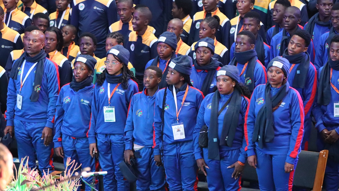 Team Limpopo at the 2026 Winter National School Sports Championships hosted at KuGompo City, Eastern Cape